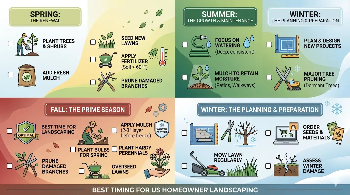 When to Replace Mulch — Best Timing for US Homeowners - Gen Lawn