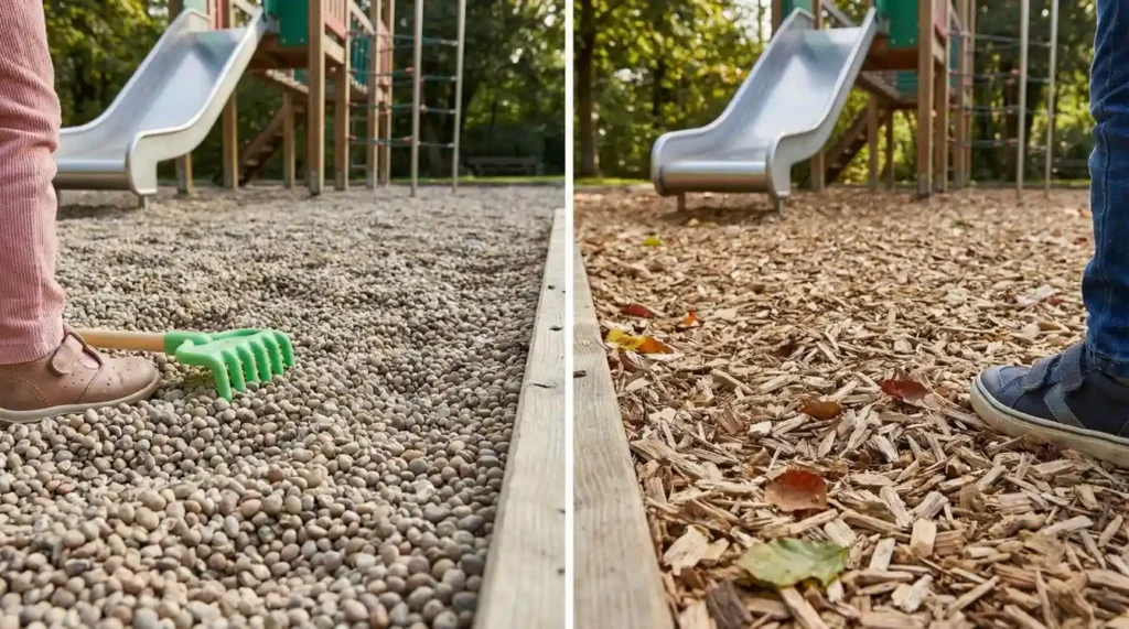mulch or stone for landscaping