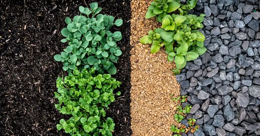 organic vs inorganic mulch - Gen Lawn