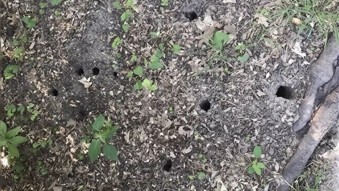 What Is Digging Holes in My Mulch - Gen Lawn