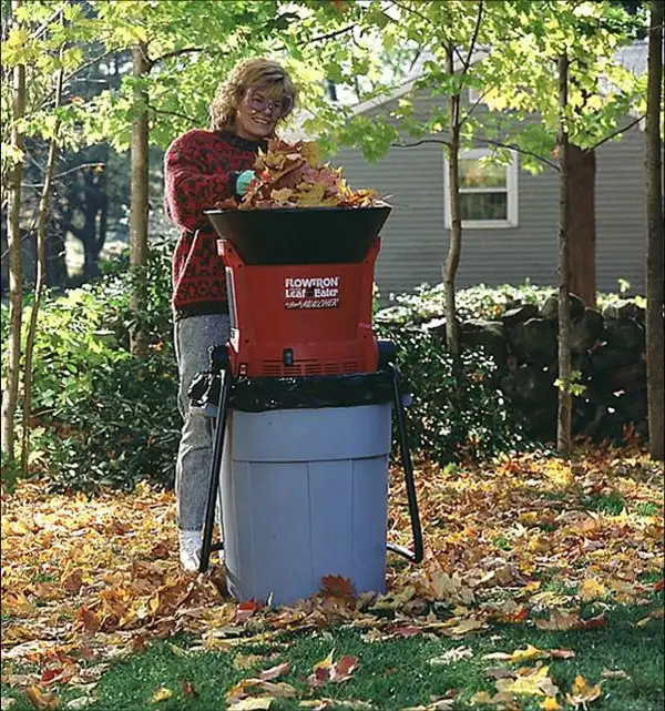 how to shred leaves for mulch compact machine