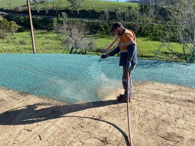Grass Seed in a Spray ( Hydroseeding )