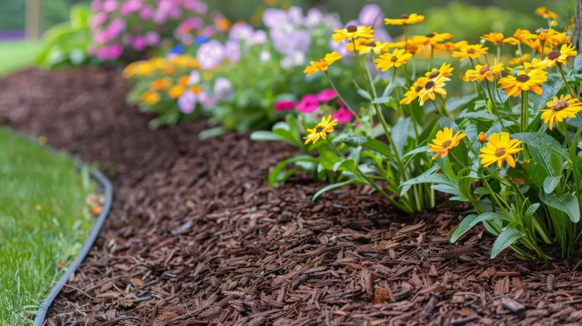 Brown Color Mulch
