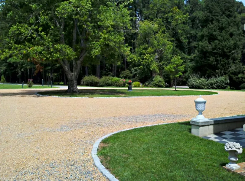 Gravel Edging Driveway Borders