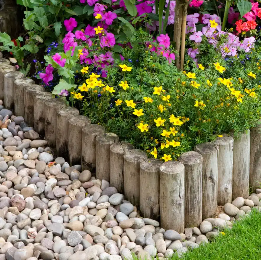 Wood Timber edging
