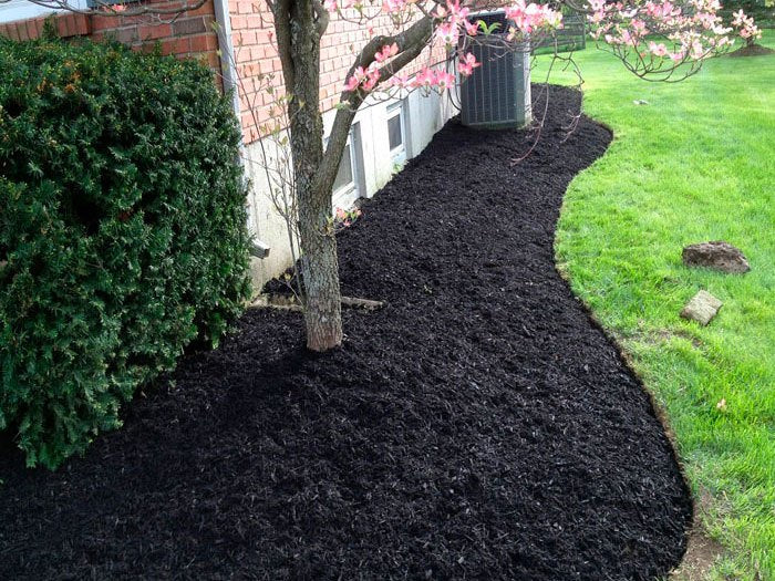 black mulch dye