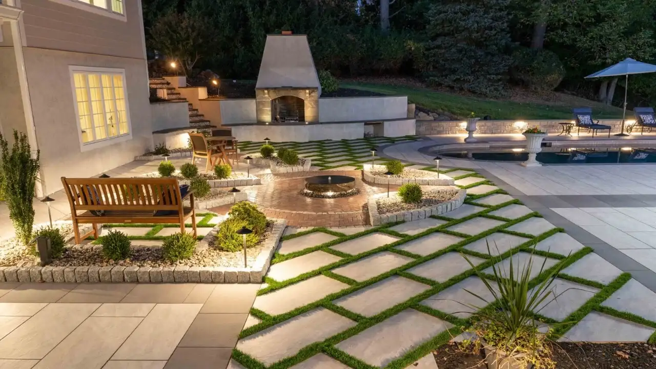 hardscape installation