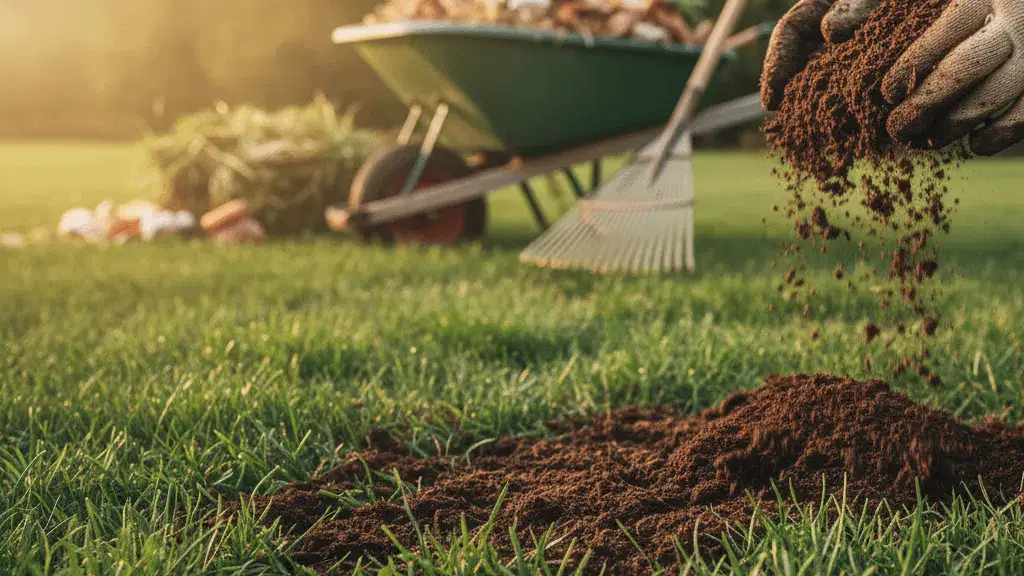 Compost for Lawn Seeding