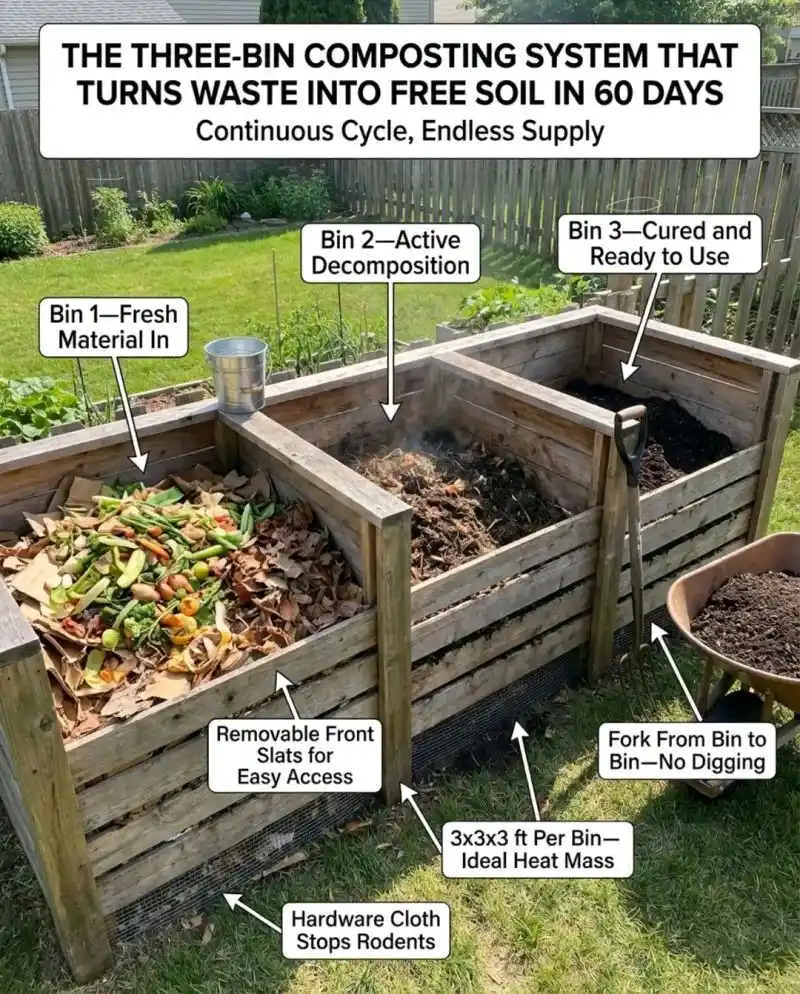Composting system at home