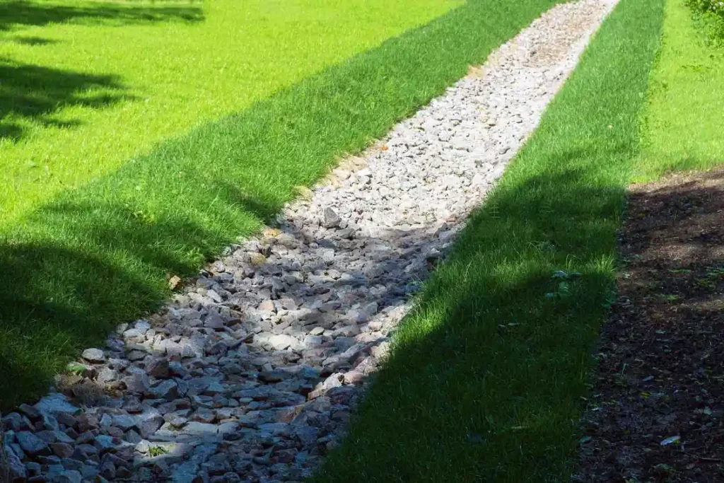French Drain for Yard Flooding secound example